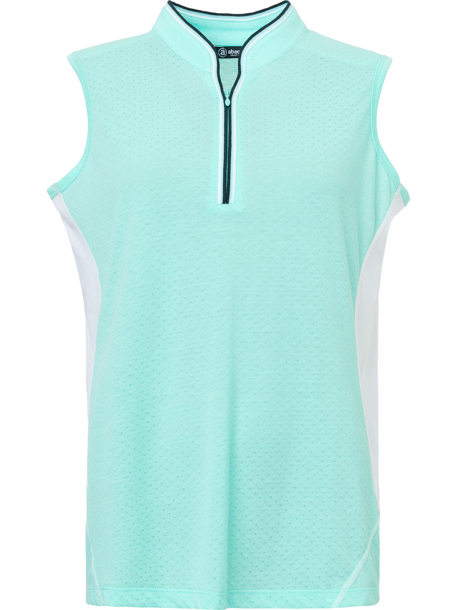 Lds Erin loosefit sleeveless - aqua/white