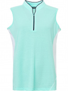 Lds Erin loosefit sleeveless - aqua/white Lds Erin loosefit sleeveless - aqua/white
