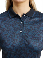 Lds Cherry polo - peacock blue Lds Cherry polo - peacock blue