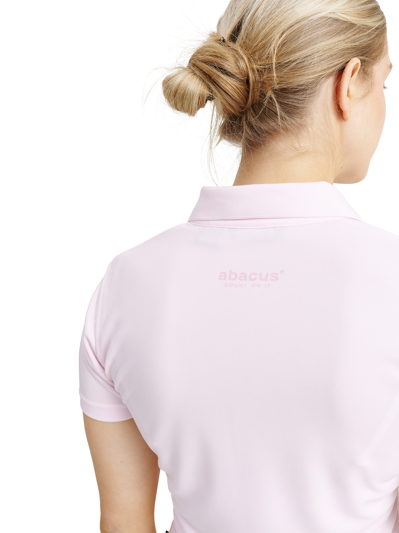 Lds Cray drycool polo - lt.pink