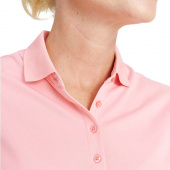 Lds Cray drycool polo - flamingo pink