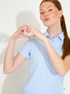 Lds Cray drycool polo - lt.blue Lds Cray drycool polo - lt.blue