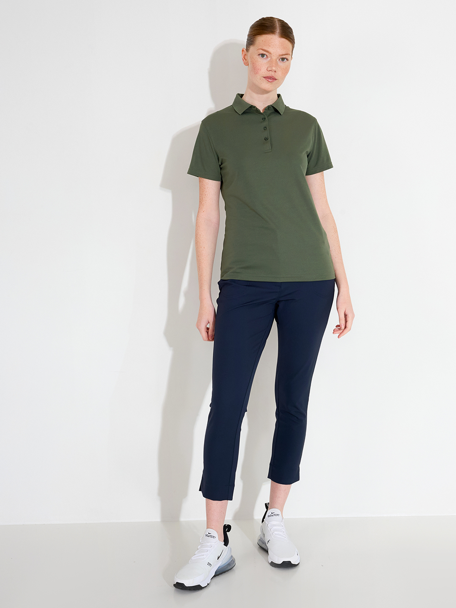Lds Cray drycool polo - forest