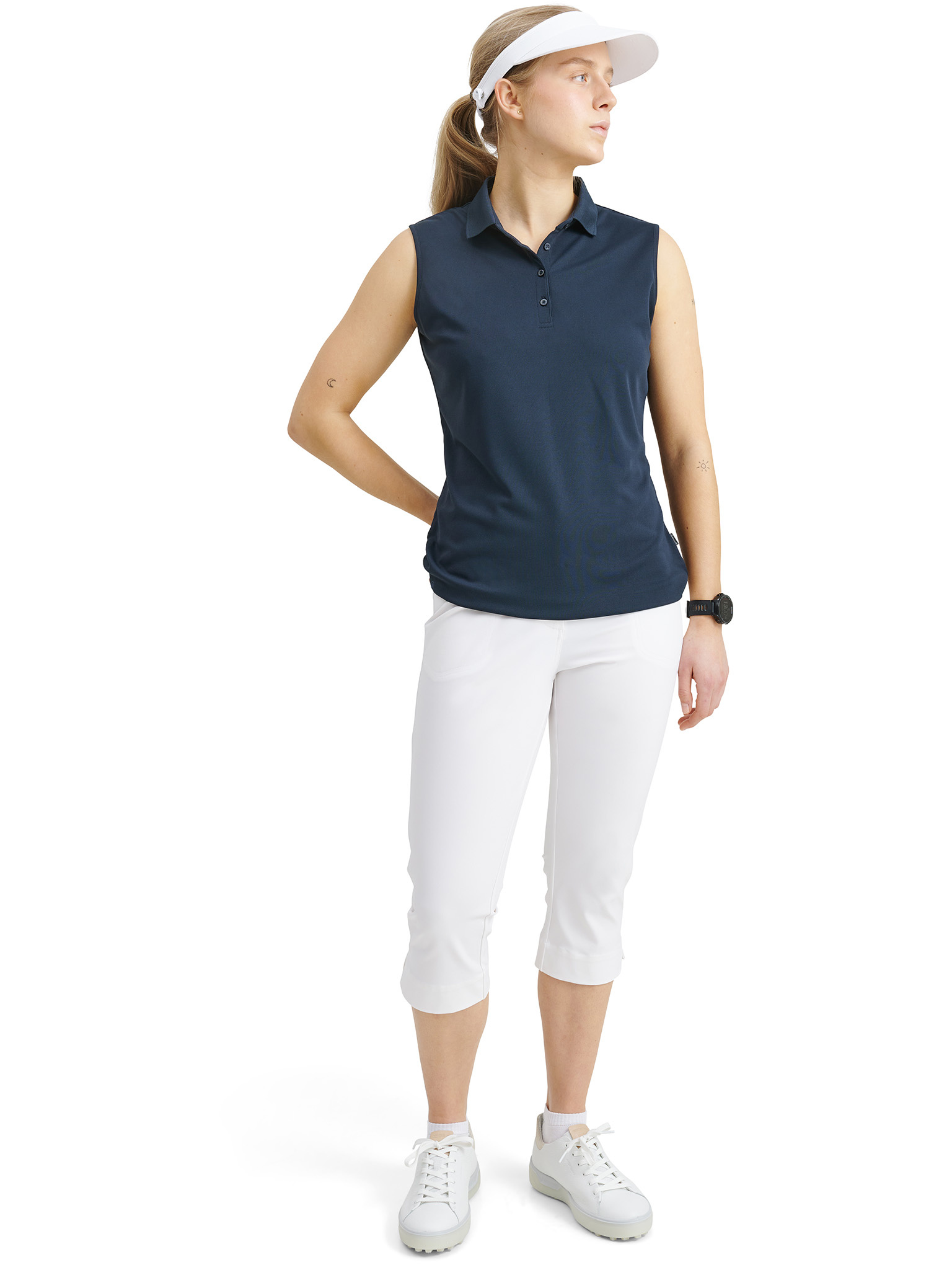 Lds Cray drycool sleeveless - navy