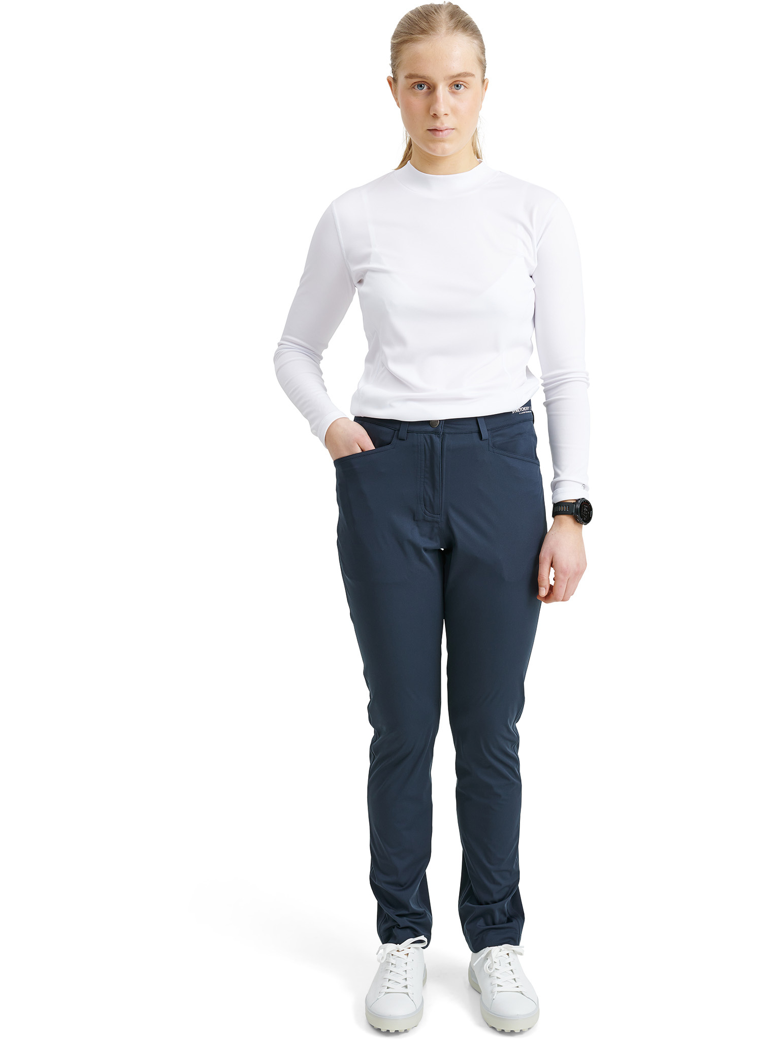 Lds Spin longsleeve - white