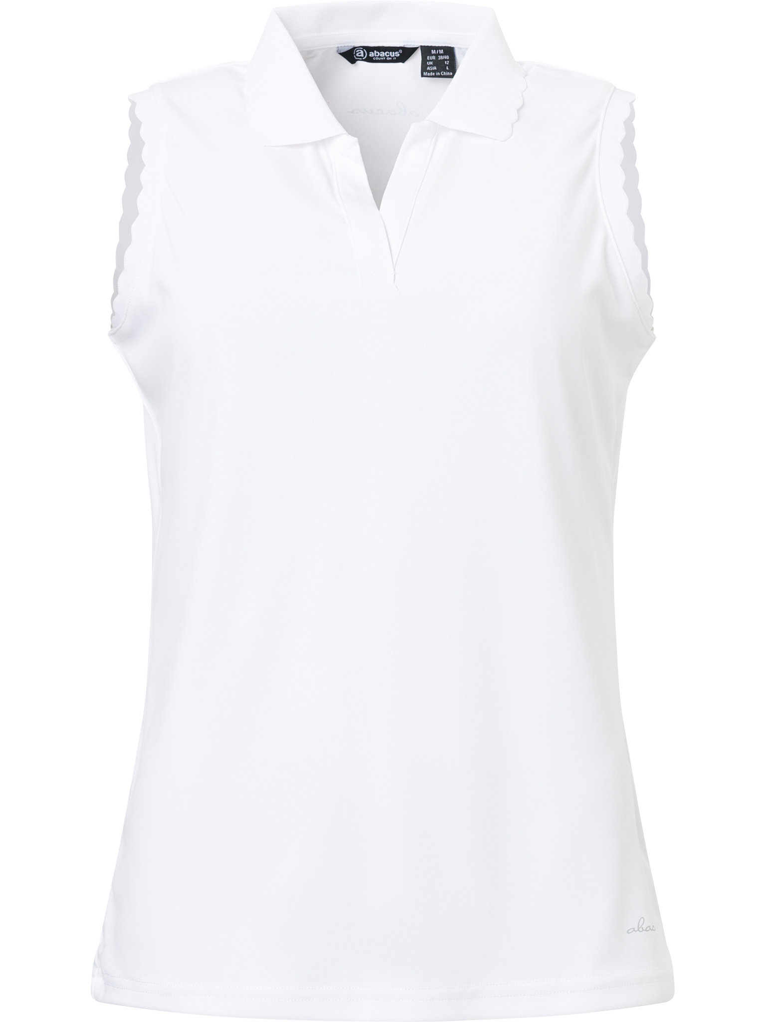 Lds Victoria drycool sleeveless - white