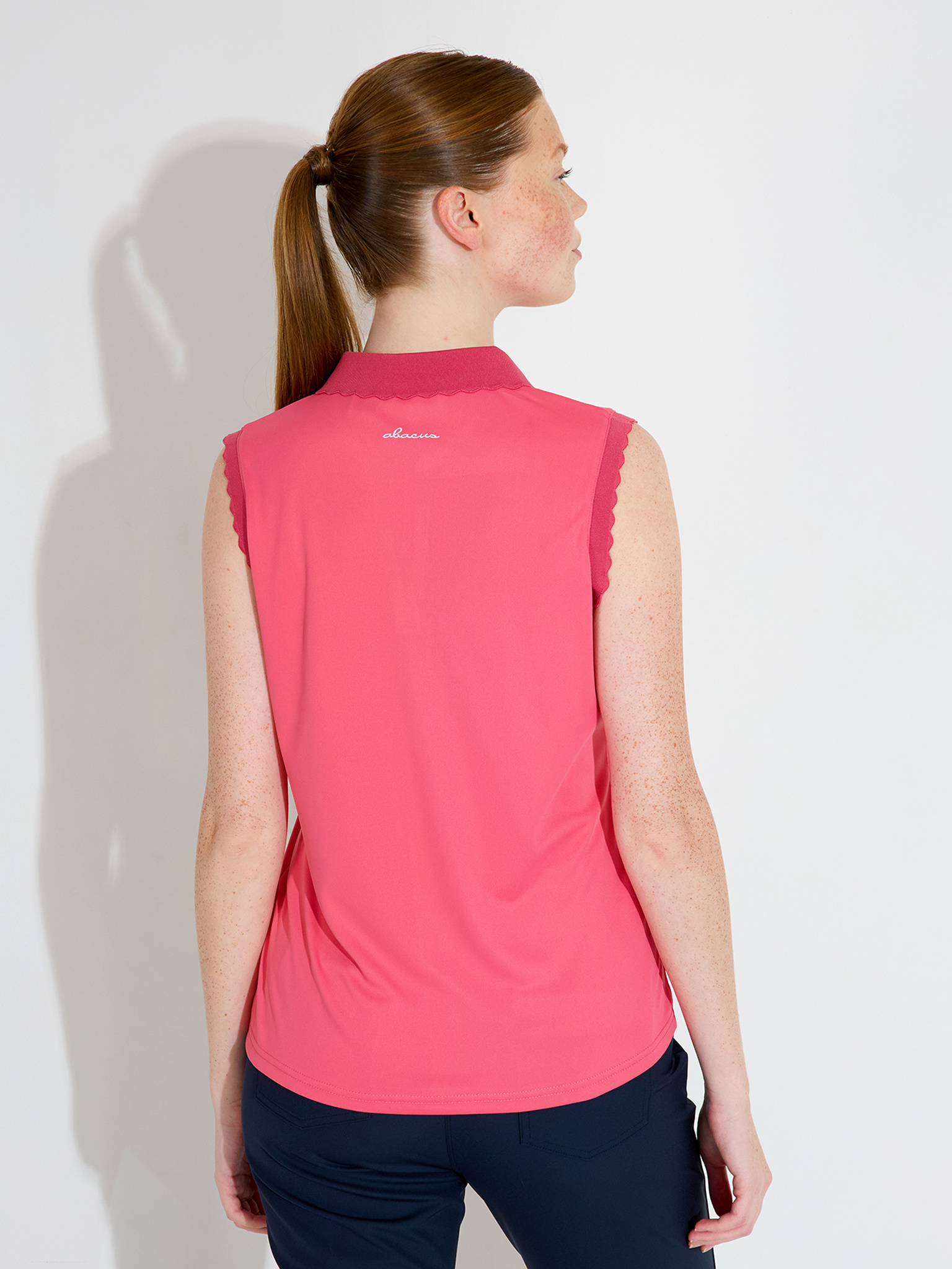 Lds Victoria drycool sleeveless - lipstick