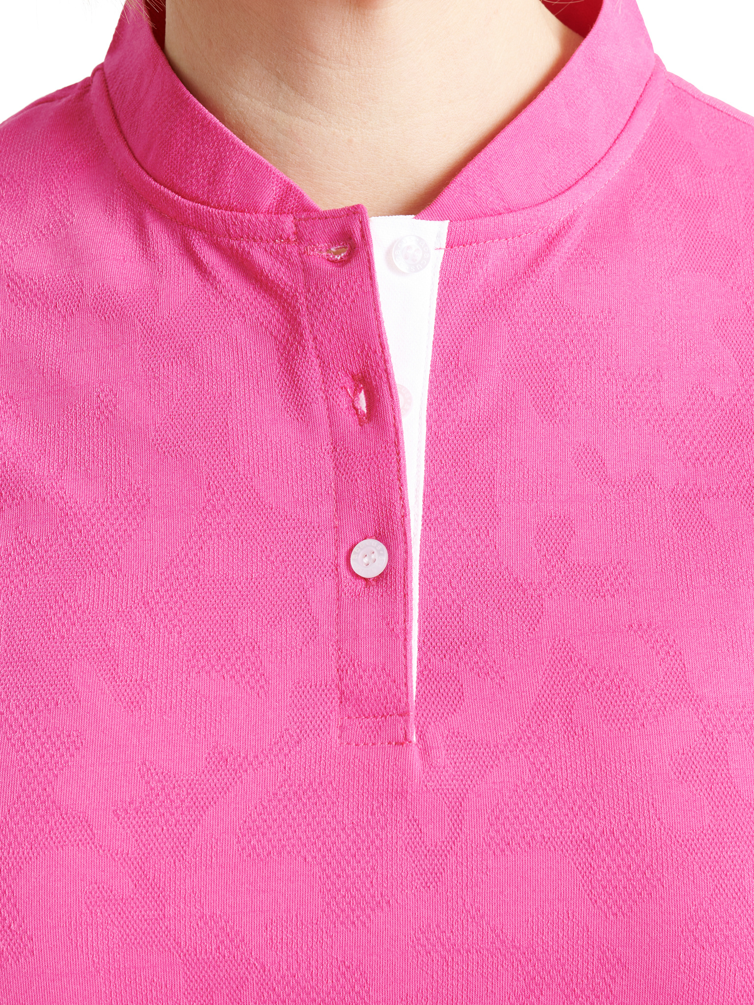 Lds Crystal polo - rose