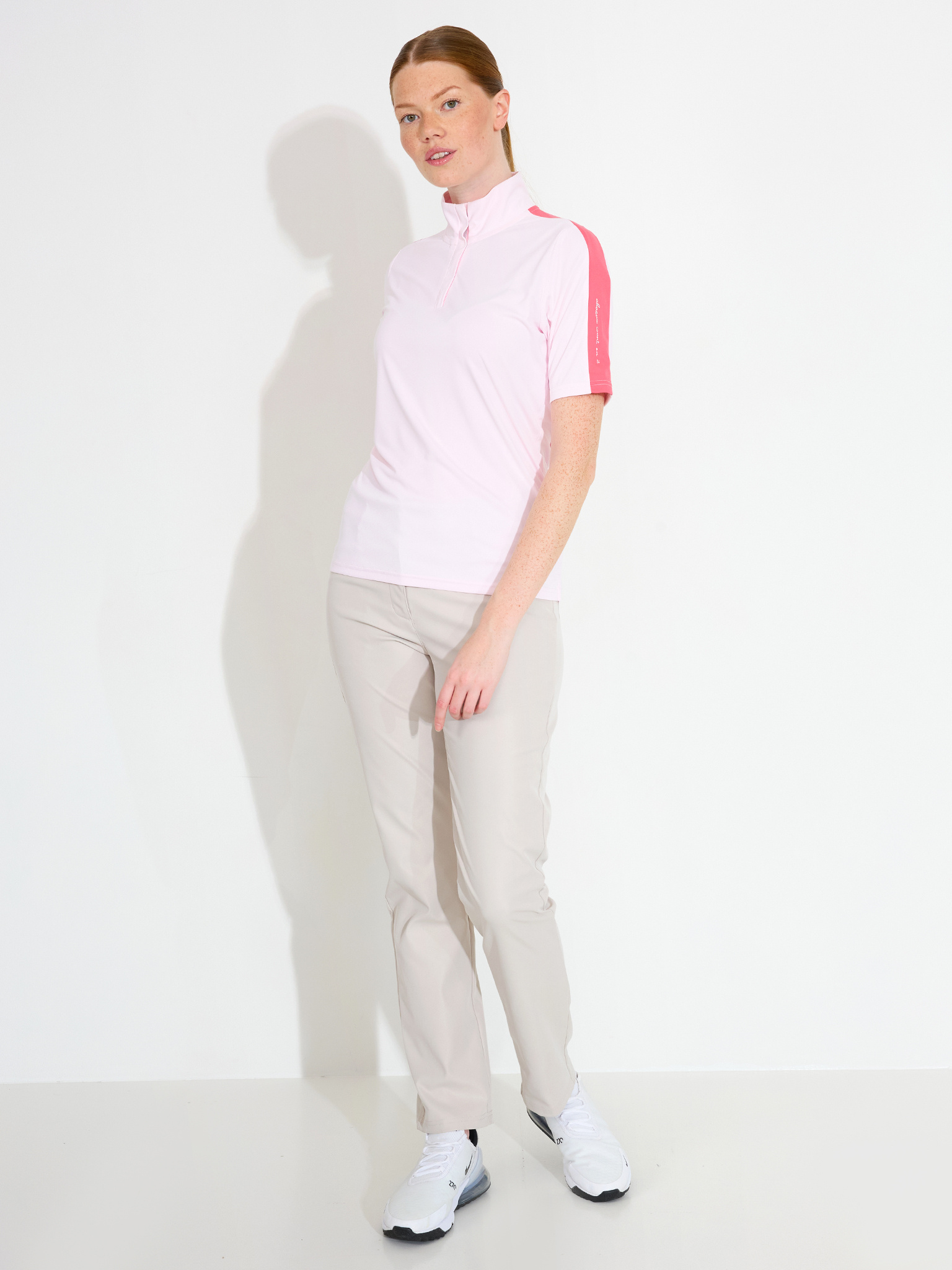 Lds Aloha UV halfsleeve - lt.pink