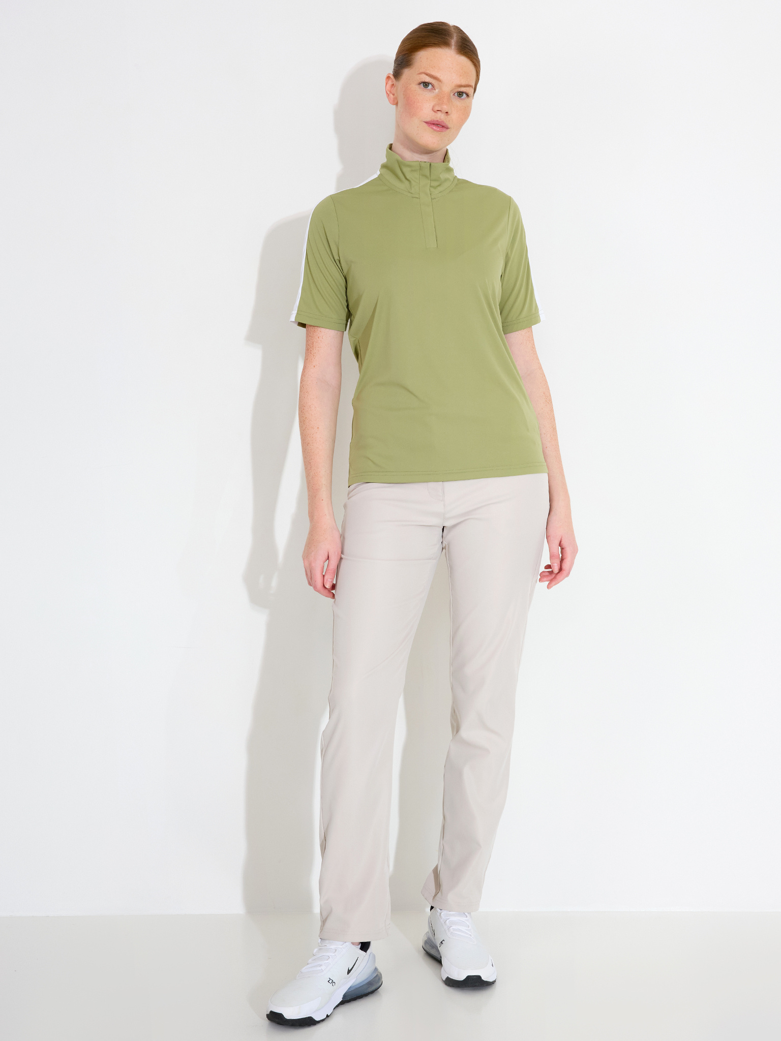 Lds Aloha UV halfsleeve - linden