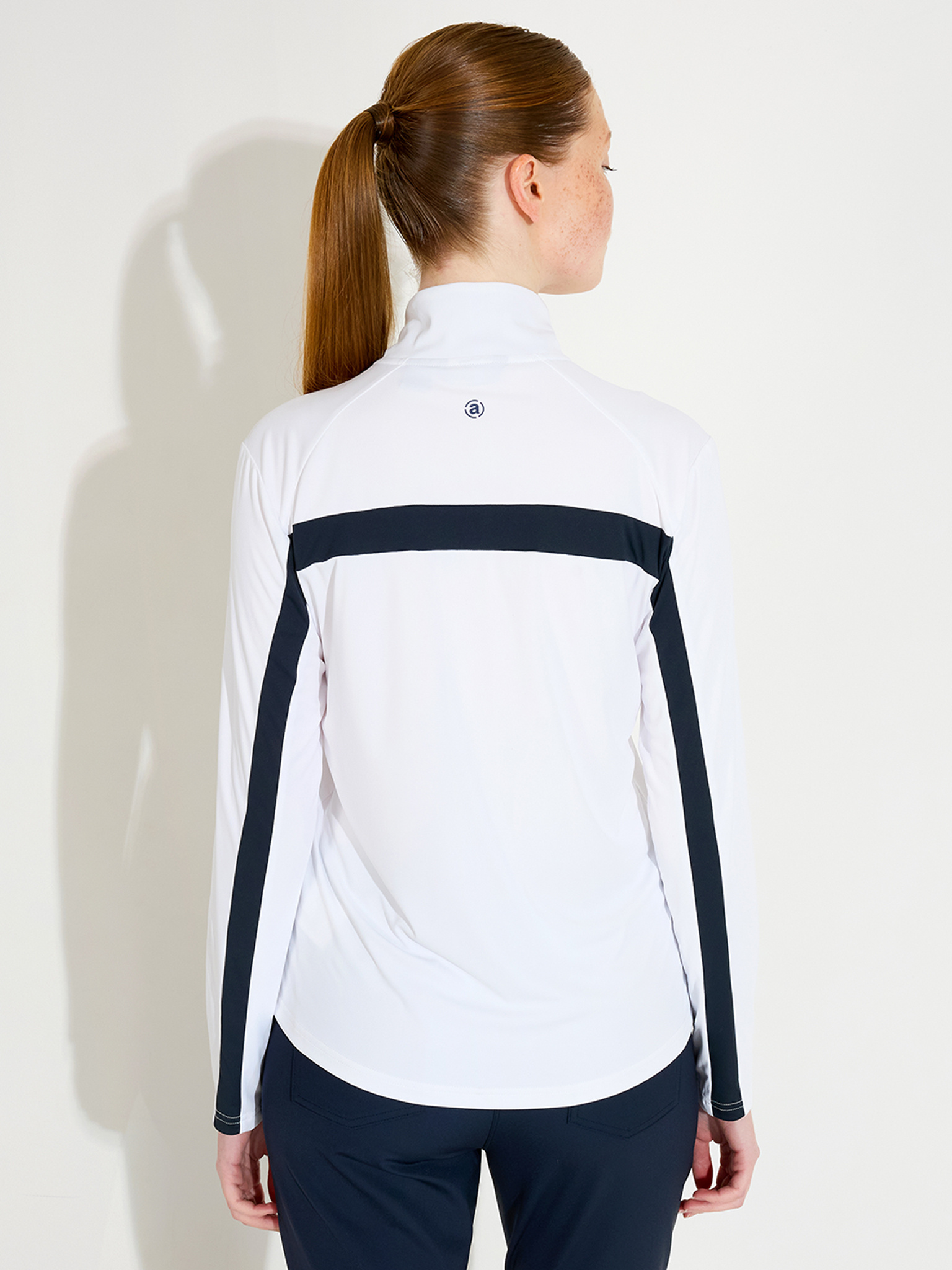 Lds Aloha UV longsleeve - white/navy