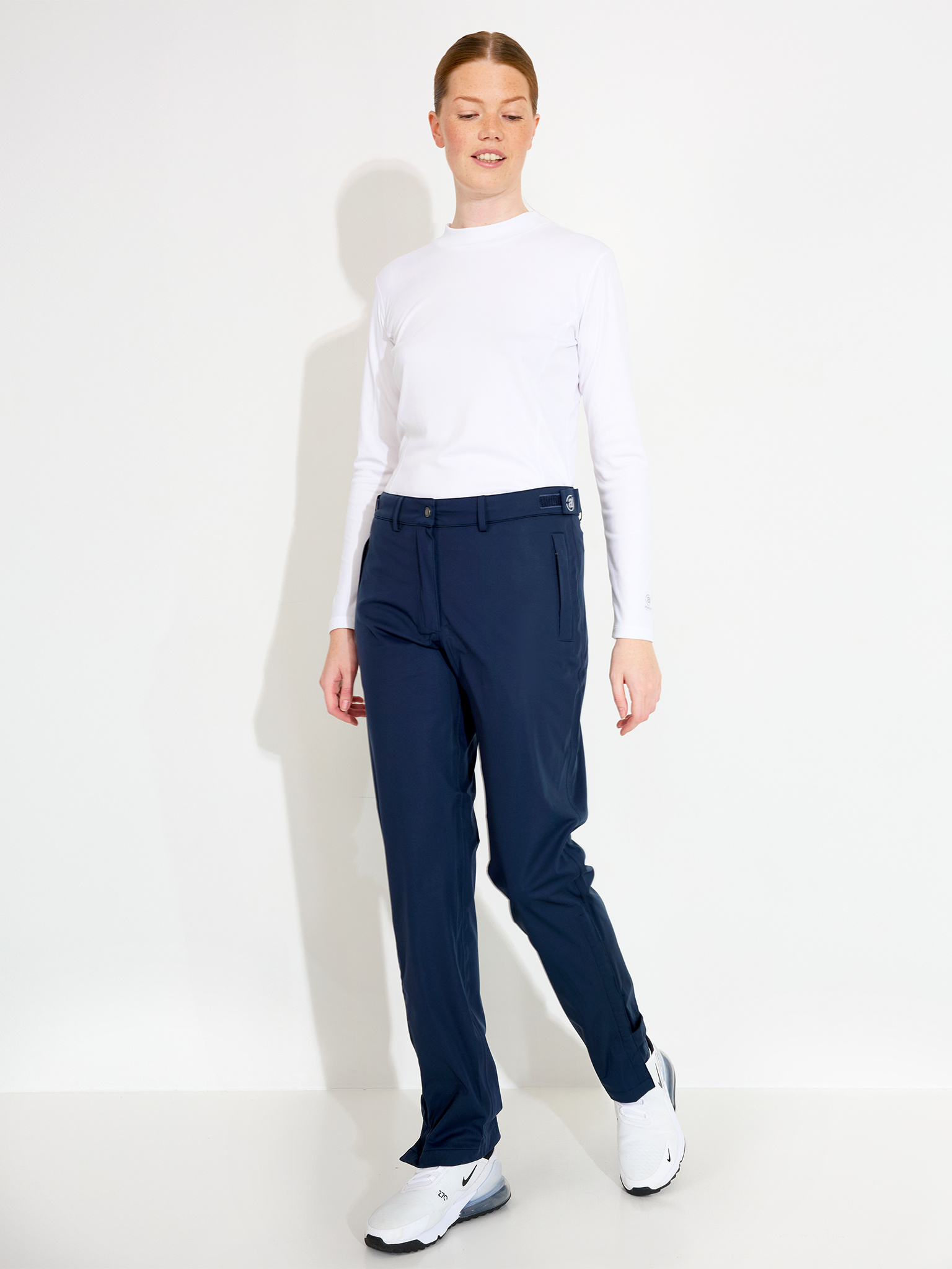 Lds Aloha UV turtle neck - white