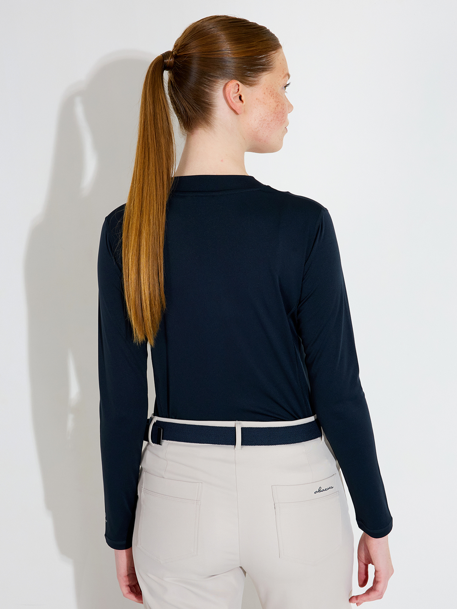 Lds Aloha UV turtle neck - navy