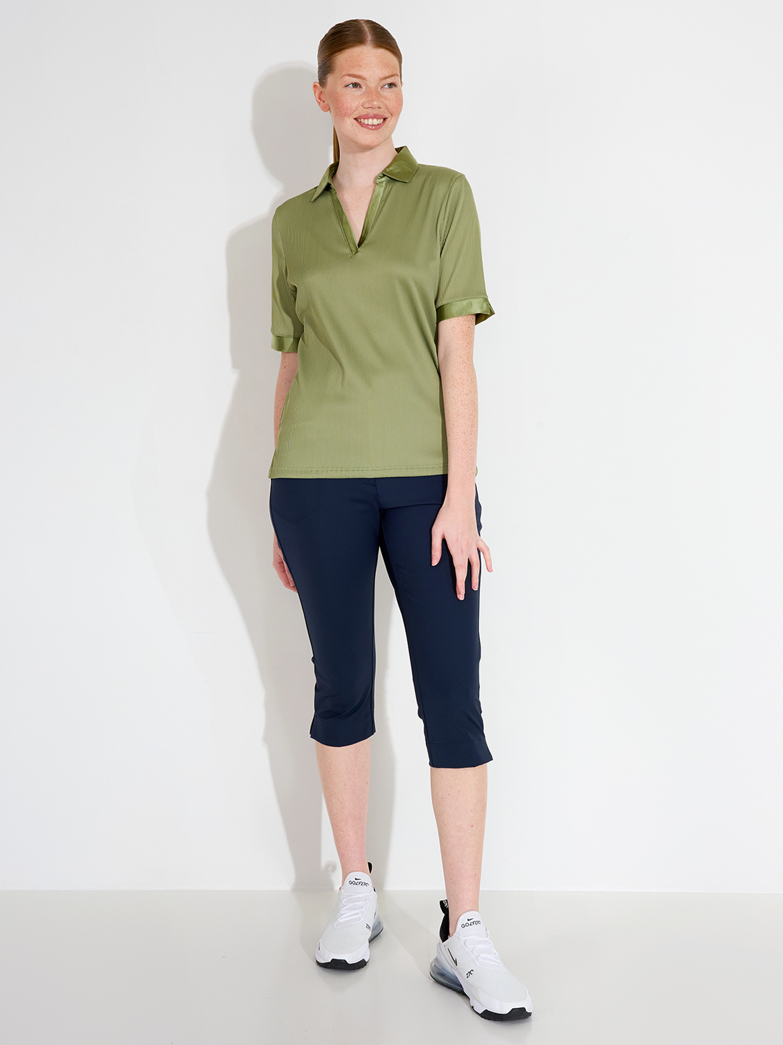 Lds Slaley halfsleeve - linden