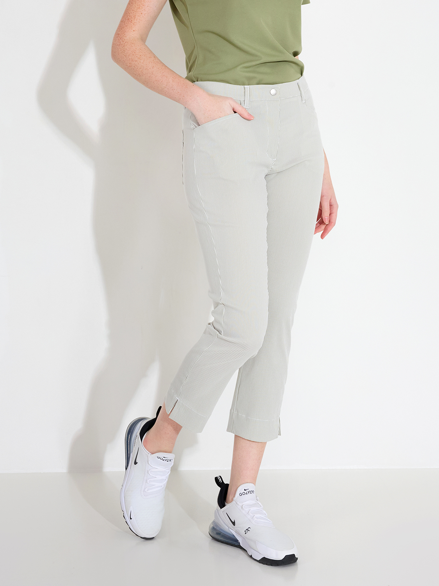 Lds Bovey 7/8 trousers - linden