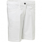 Lds Cleek stretch shorts 46cm - white