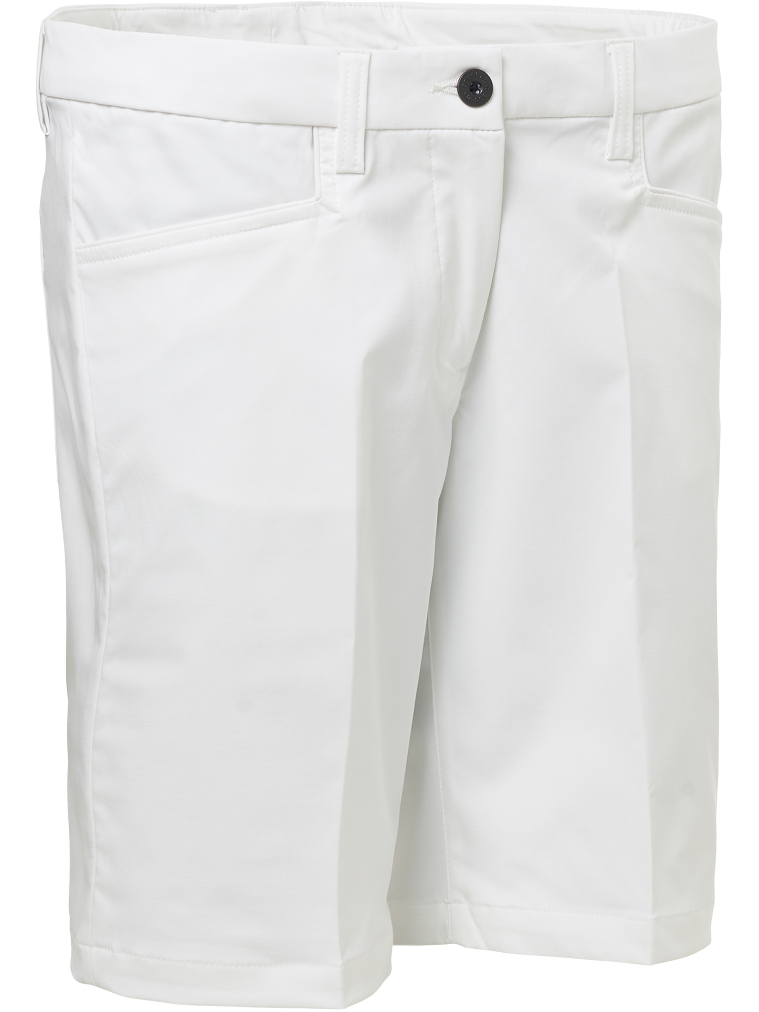 Lds Cleek stretch shorts 46cm - white