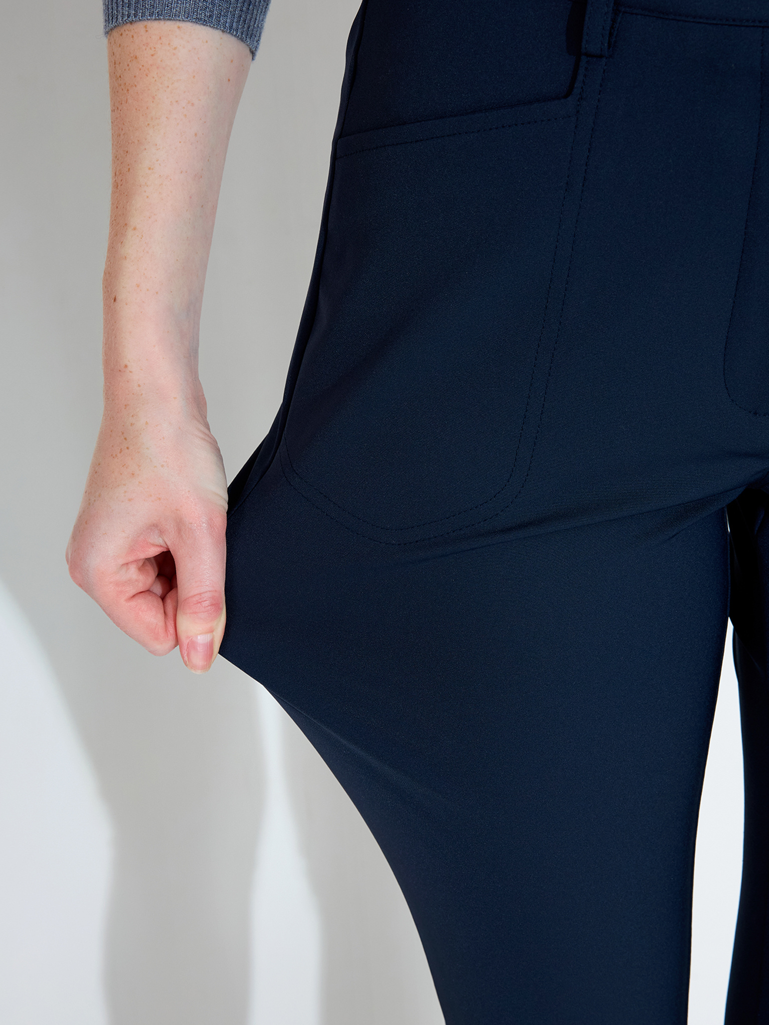 Lds Elite 7/8 trousers - navy