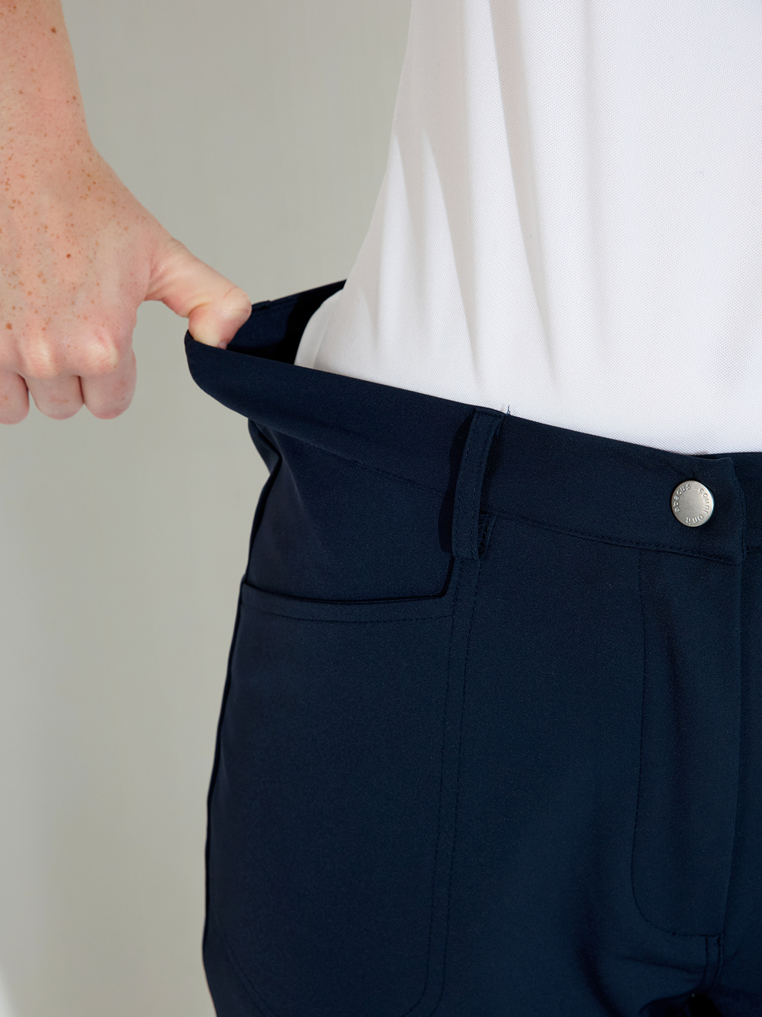 Lds Elite 7/8 trousers - navy