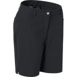 Lds Grace high waist shorts 45cm - black Lds Grace high waist shorts 45cm - black