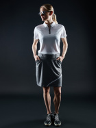 Lds Albatross 37.5 skort 45cm - greymelange Lds Albatross 37.5 skort 45cm - greymelange