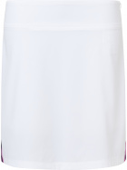 Lds Brook stripe skort 45cm - white/iris Lds Brook stripe skort 45cm - white/iris