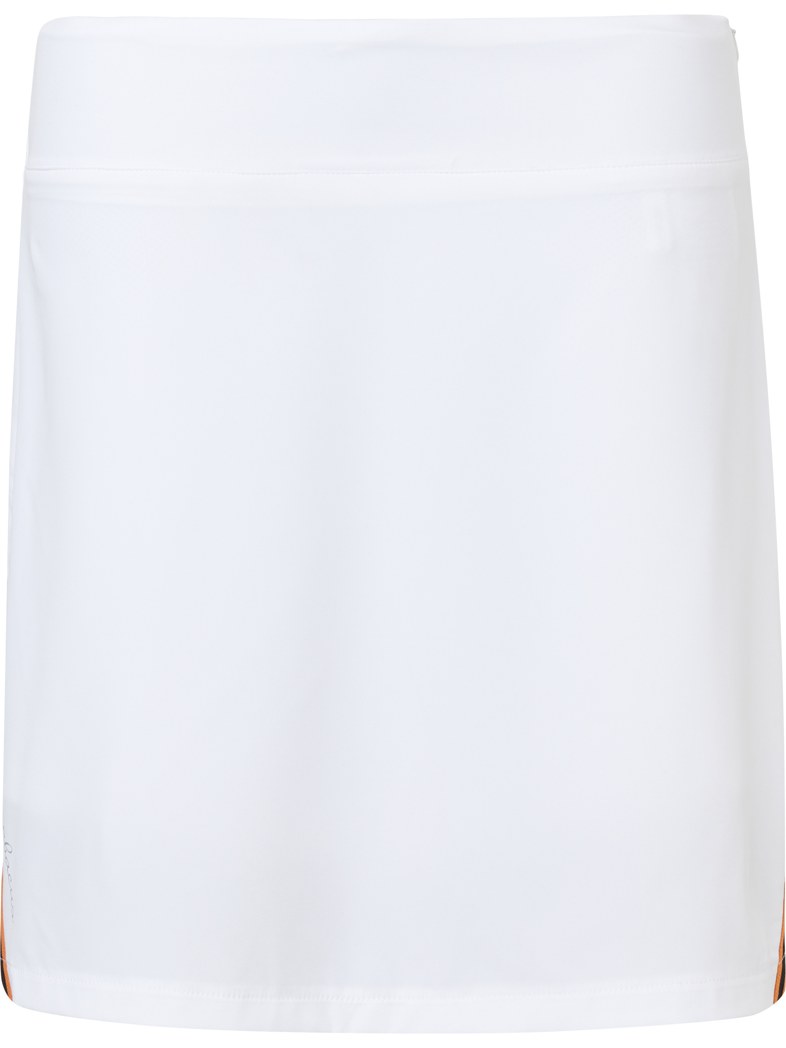 Lds Brook stripe skort 45cm - white/black