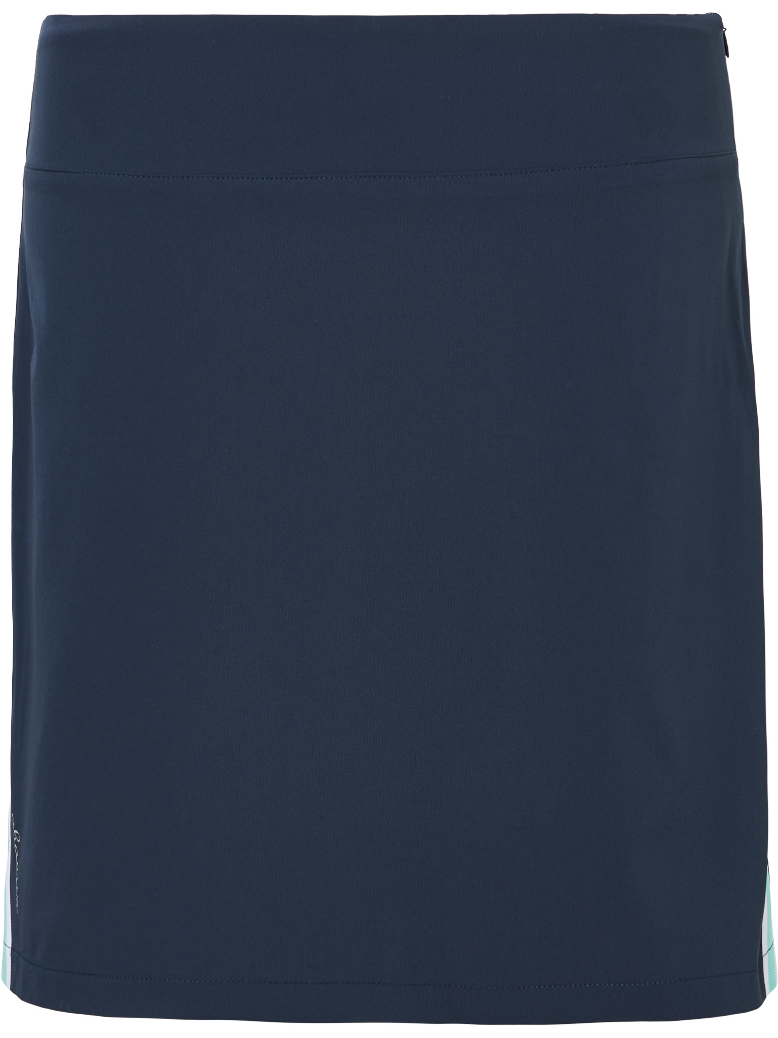 Lds Brook stripe skort 45cm - navy