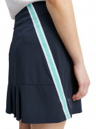 Lds Brook stripe skort 45cm - navy Lds Brook stripe skort 45cm - navy