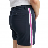 Lds Brook stripe shorts - navy