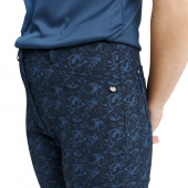 Lds Elite Graphic 7/8 trousers - peacock blue
