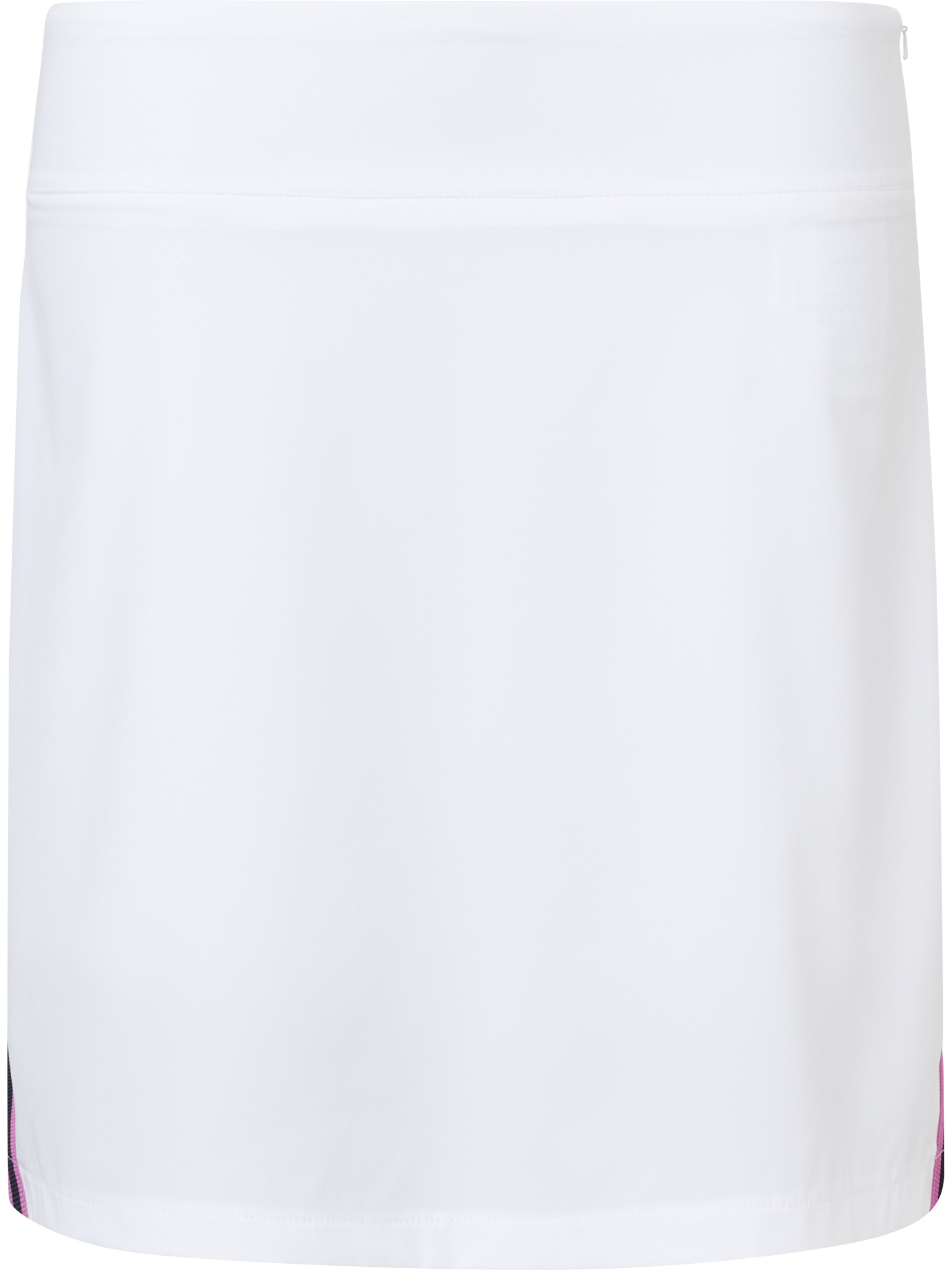 Lds Brook stripe skort 50cm - white/iris