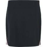 Lds Brook stripe skort 50cm - black/begonia Lds Brook stripe skort 50cm - black/begonia