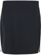 Lds Brook stripe skort 50cm - black/begonia Lds Brook stripe skort 50cm - black/begonia