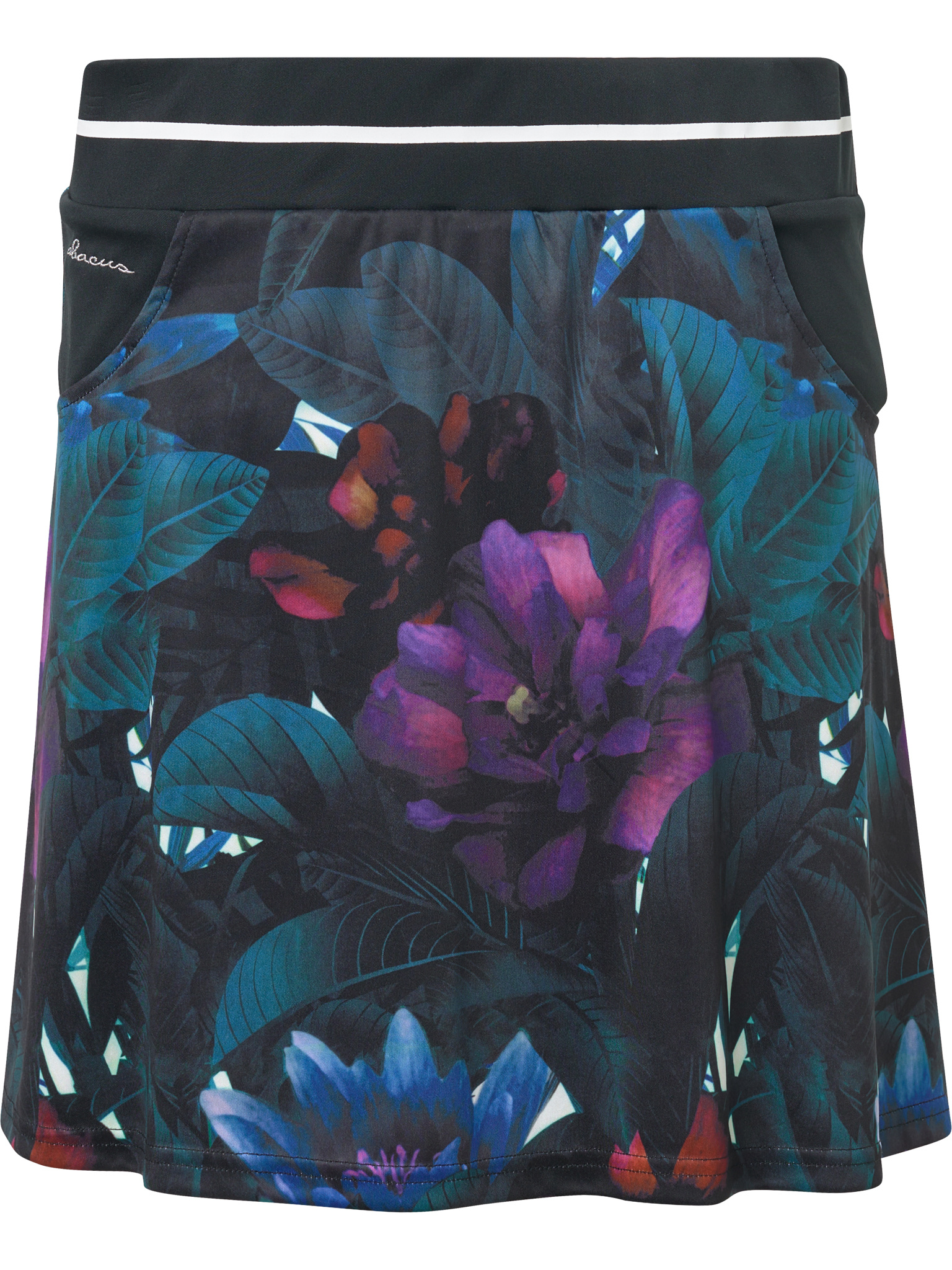 Lds Juliet skort 45cm - flower