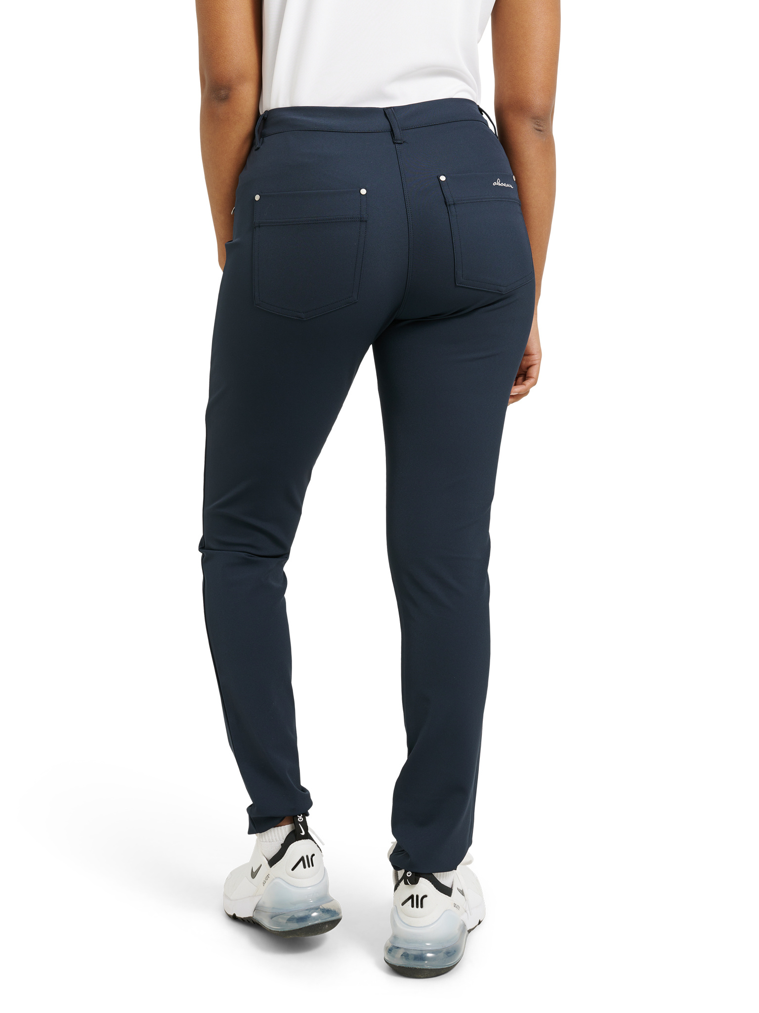 Lds Elite trousers mid waist - navy
