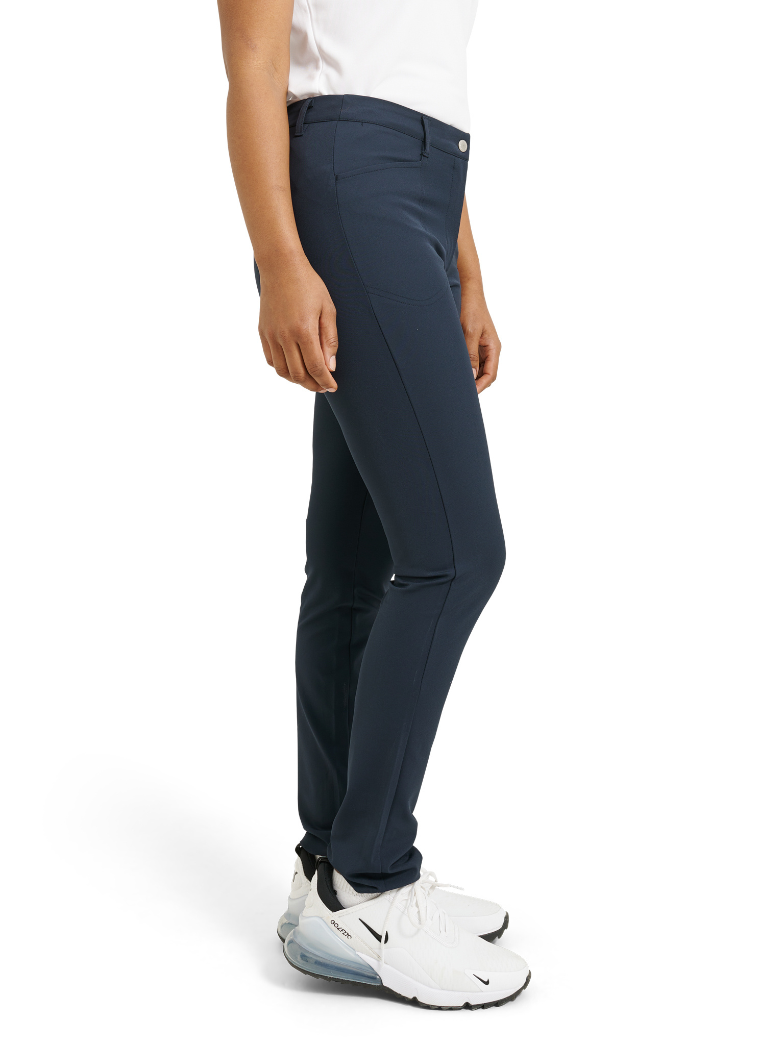 Lds Elite trousers mid waist - navy