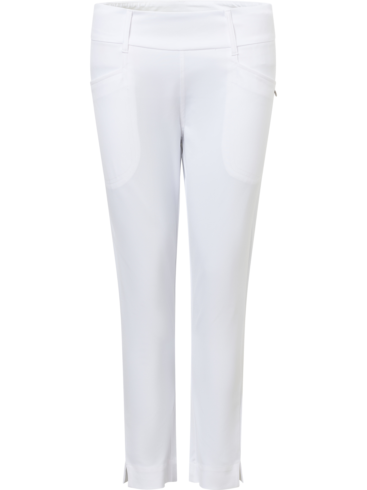 Lds Elite 7/8 trousers mid waist - white
