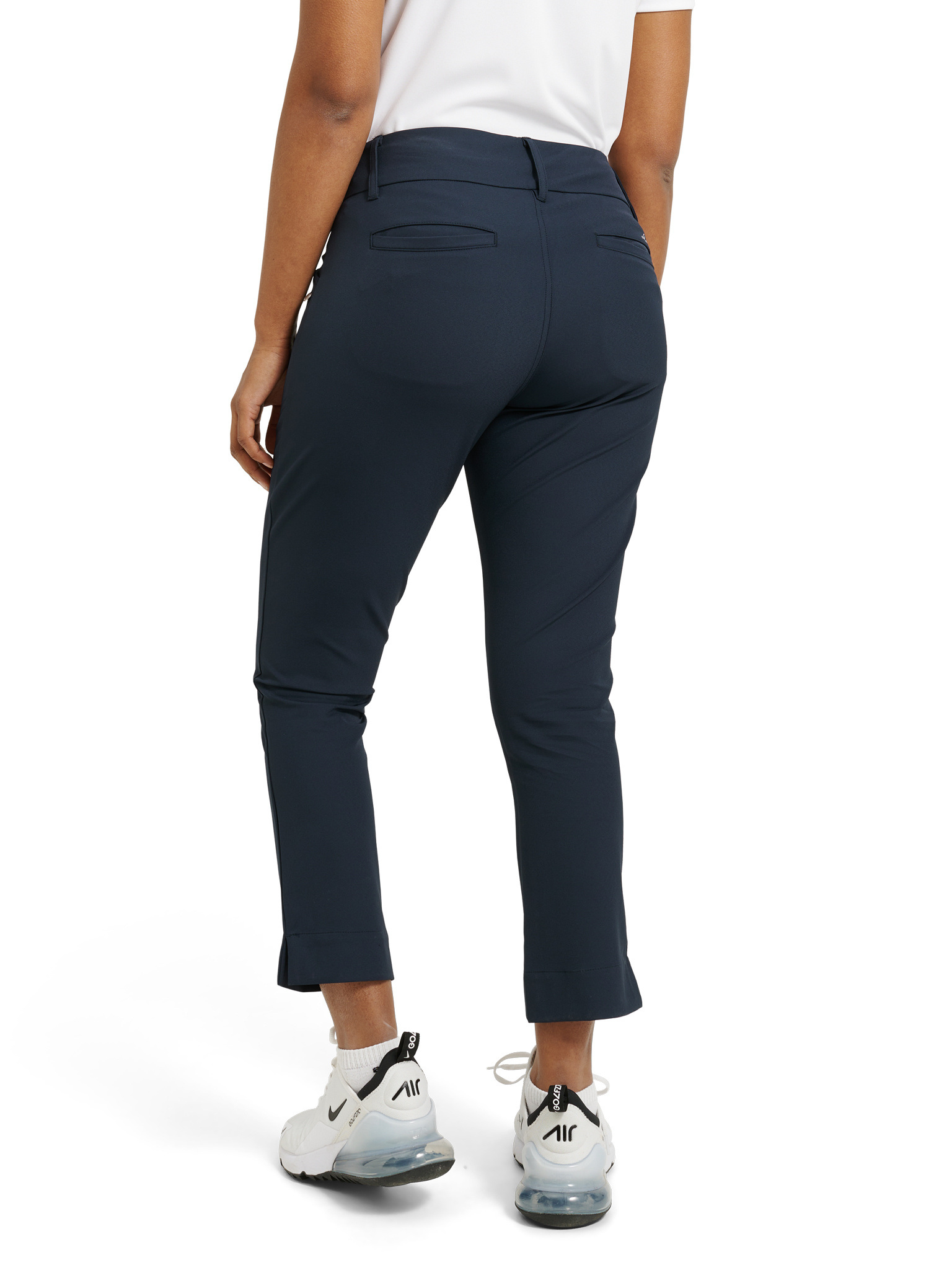 Lds Elite 7/8 trousers mid waist - navy