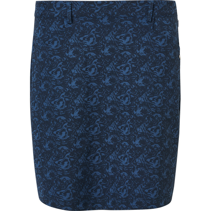 Lds Elite Graphic skort 50cm - peacock blue