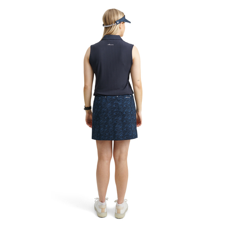 Lds Elite Graphic skort 50cm - peacock blue
