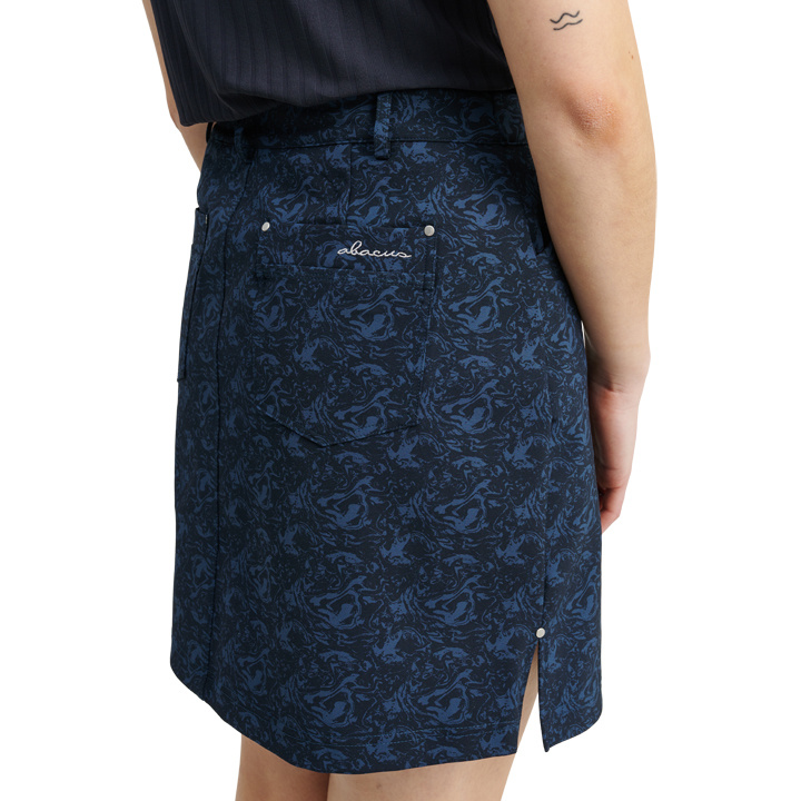 Lds Elite Graphic skort 50cm - peacock blue
