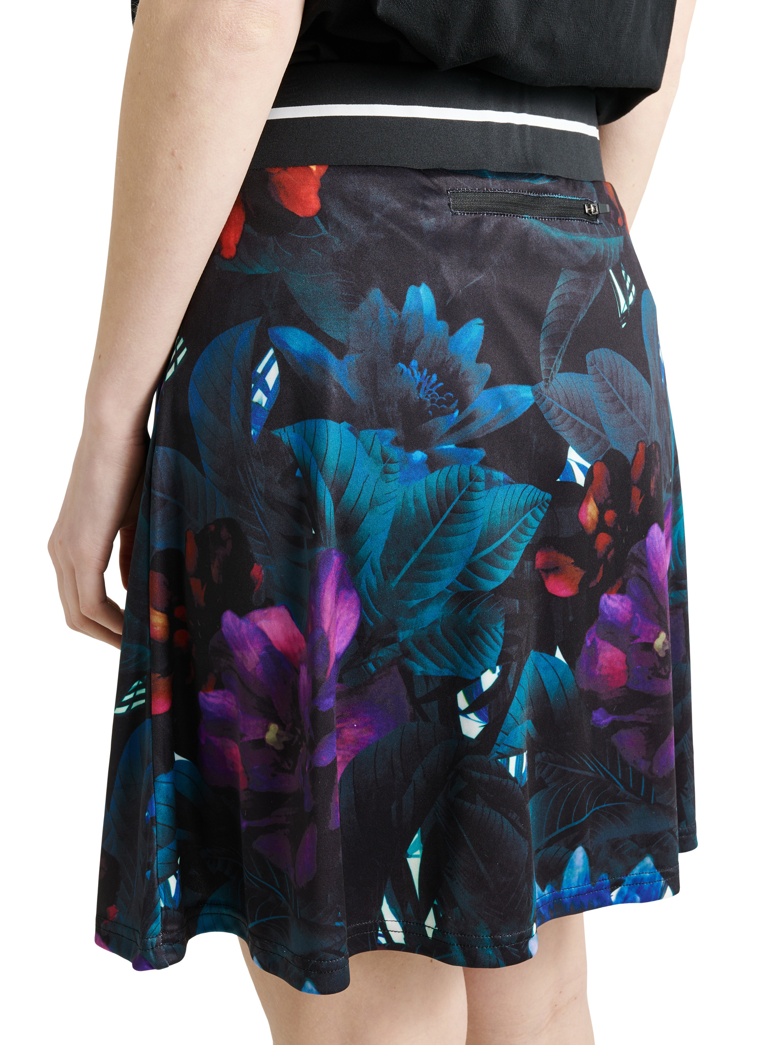 Lds Juliet skort 50cm - flower