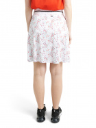 Lds Juliet skort 50cm - white floral Lds Juliet skort 50cm - white floral
