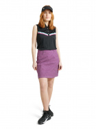 Lds Merion skort 45cm - violet check Lds Merion skort 45cm - violet check