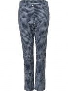 Lds Merion 7/8 trousers - navy check Lds Merion 7/8 trousers - navy check