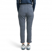 Lds Merion 7/8 trousers - navy check