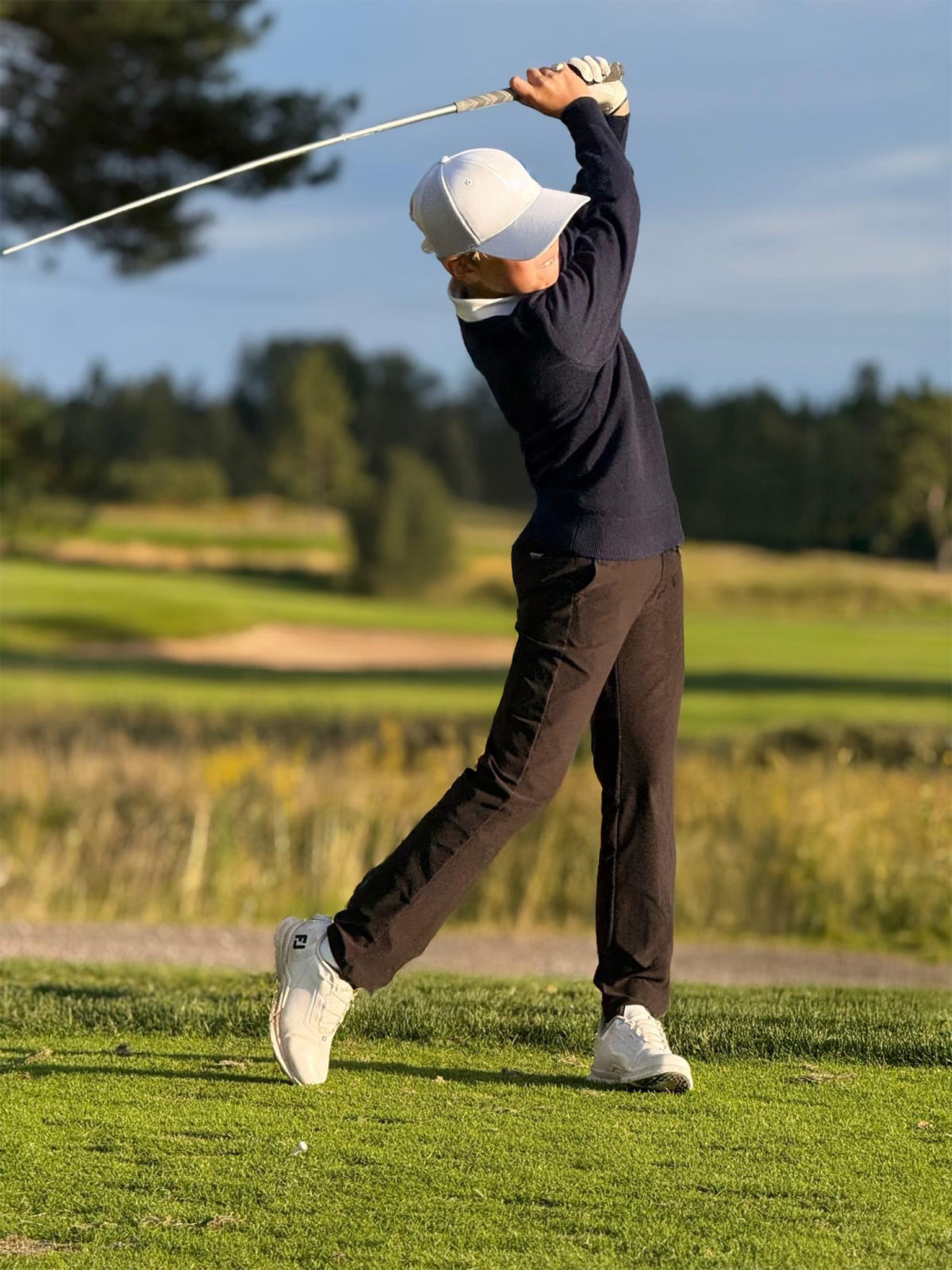 Jr Cleek Flex trousers - navy