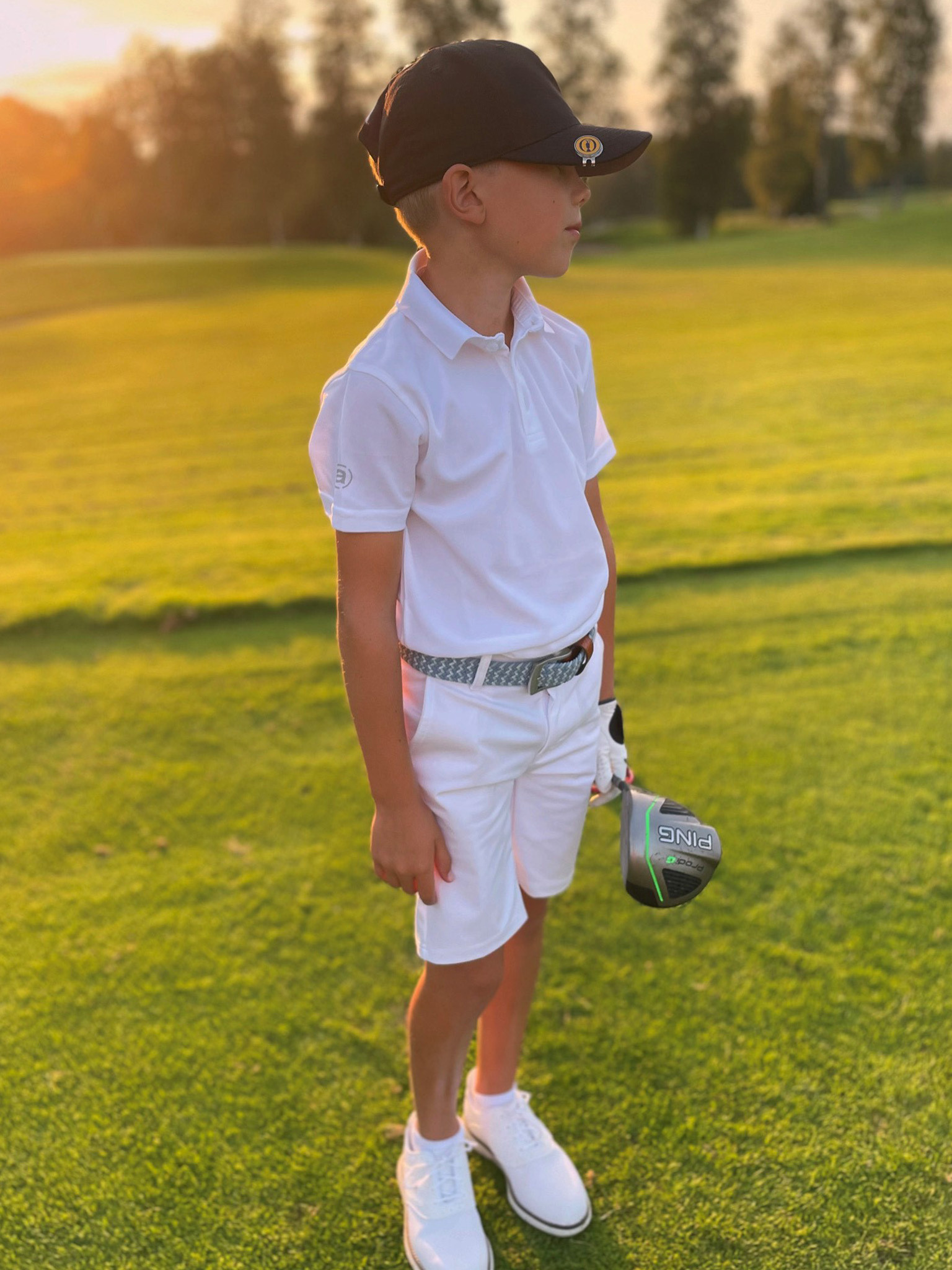 Jr Cray drycool polo - white