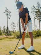 Jr Cray drycool polo - navy Jr Cray drycool polo - navy